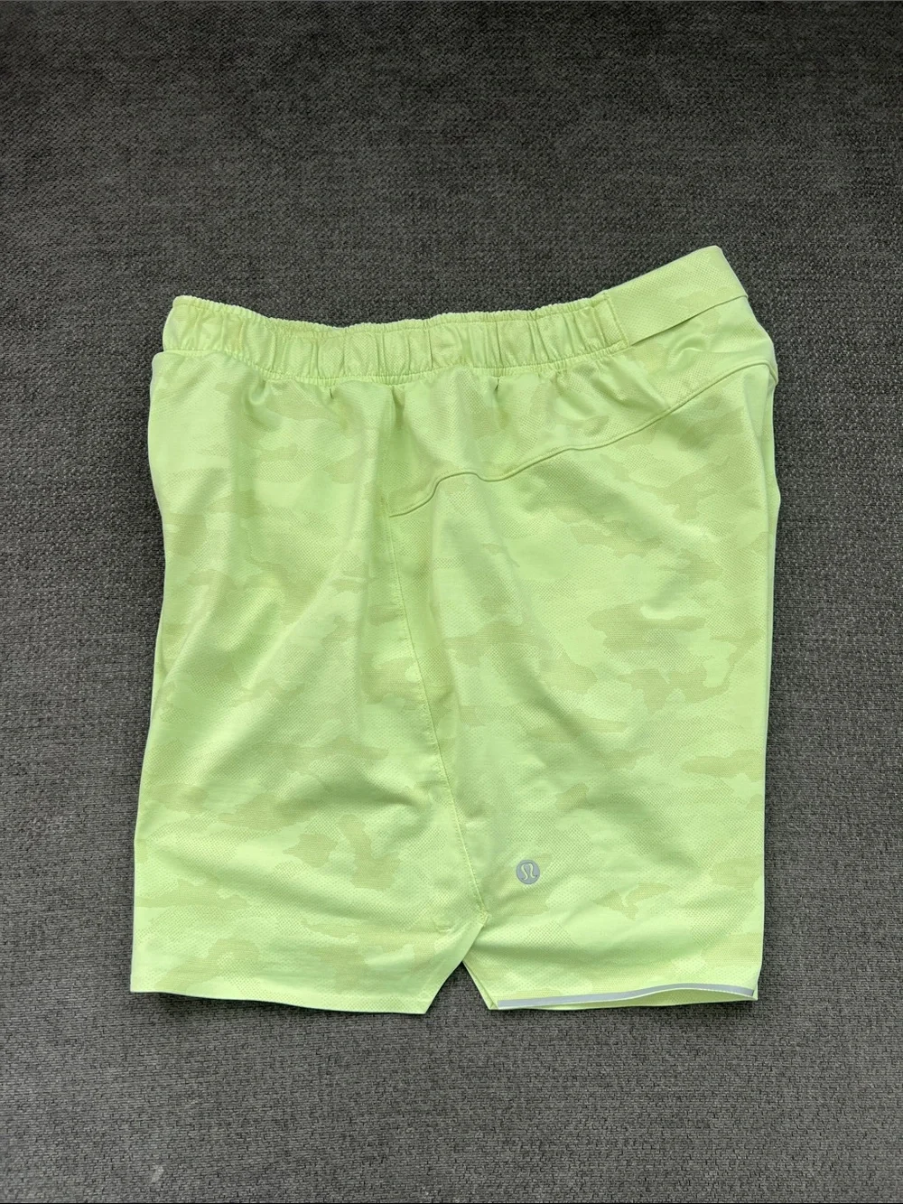 lululemon athletica Neon Lime Athletic Shorts